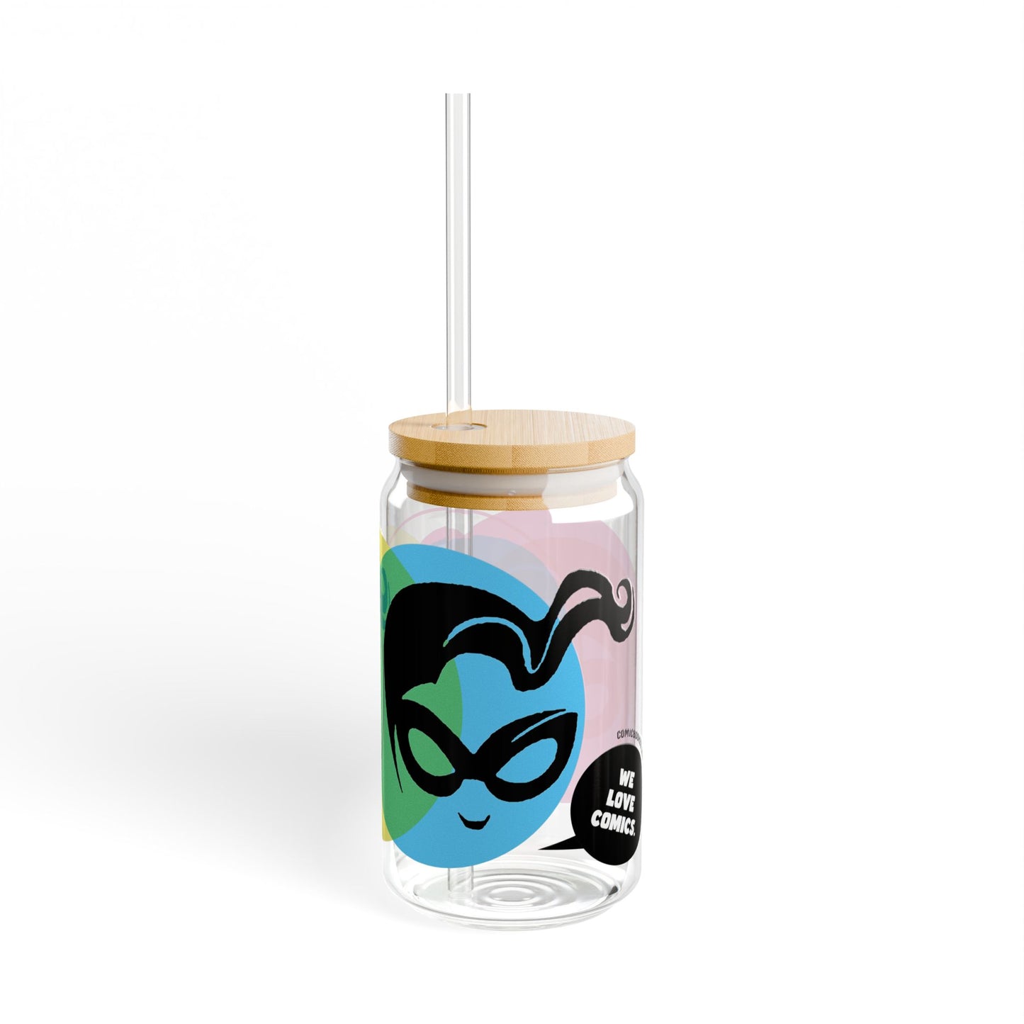 Masked Vigilante We Love Comics ComicBooked! Sipper Glass