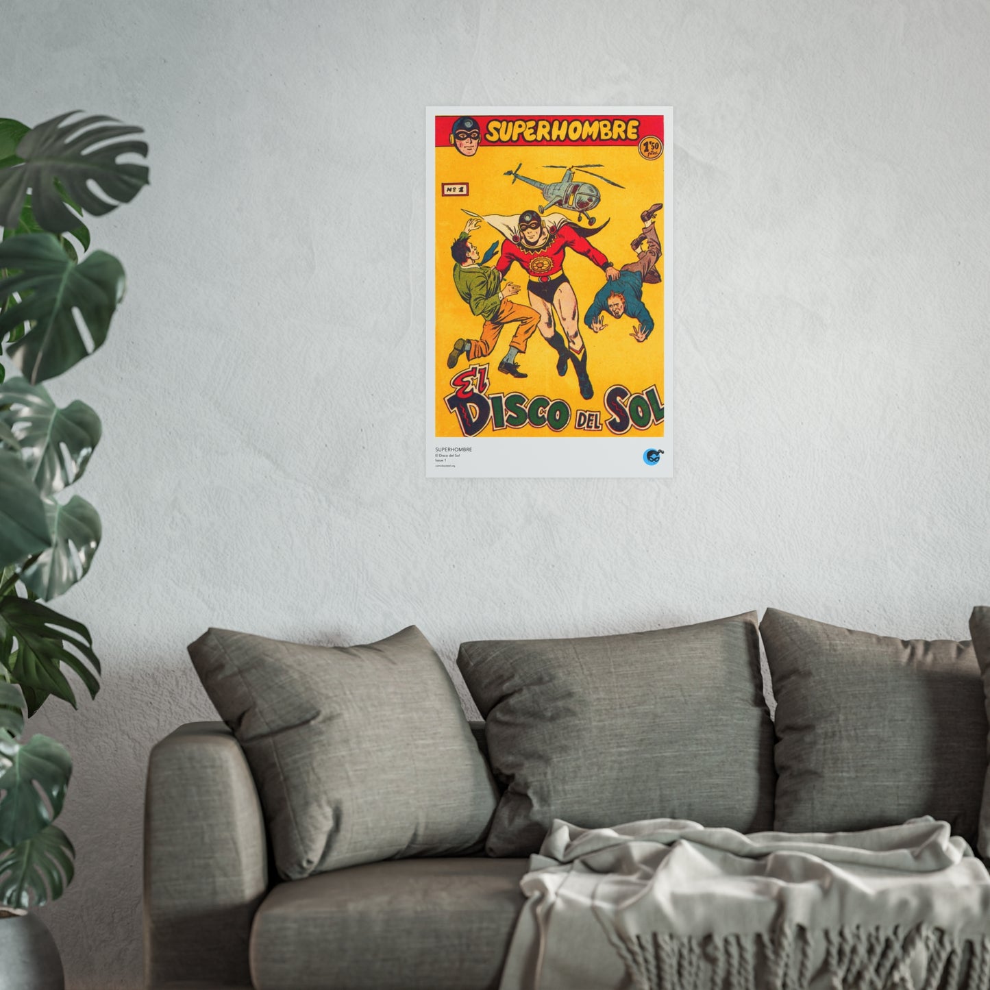Superhombre 1 Cover Golden Age Poster