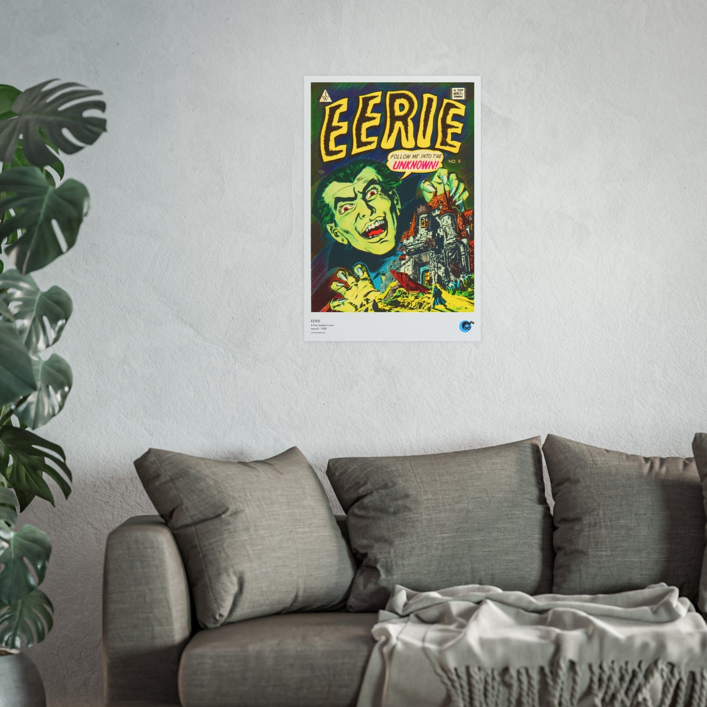 Eerie 8 Cover Golden Age Poster