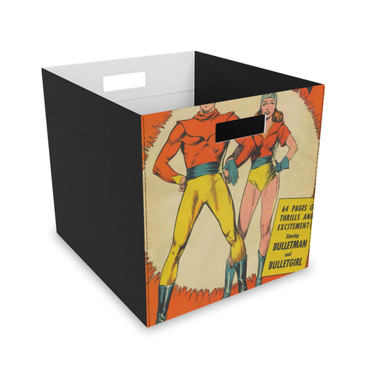 Bulletman 2 Cover Golden Age Felt Storage Box