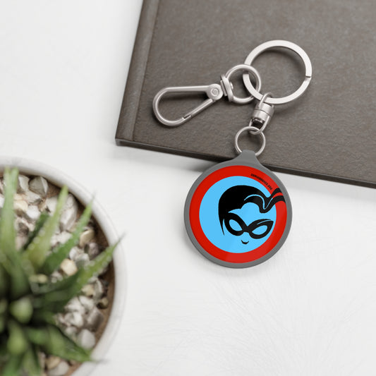 Red Masked Vigilante ComicBooked! Key Ring Tag