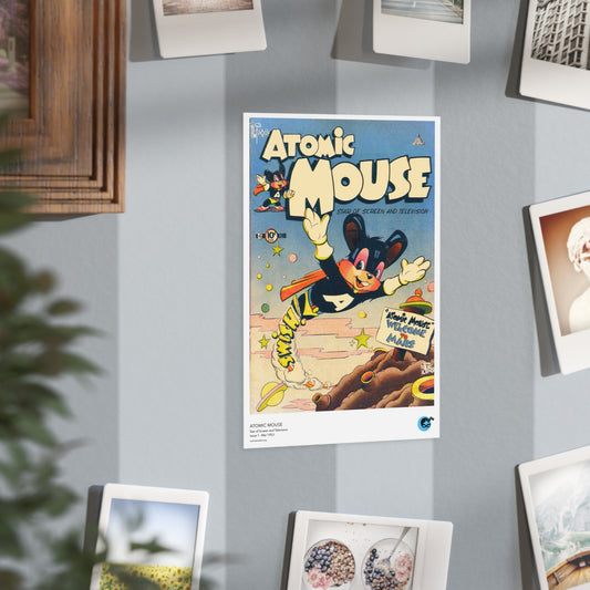Atomic Mouse 1 Cover Golden Age Mini Print