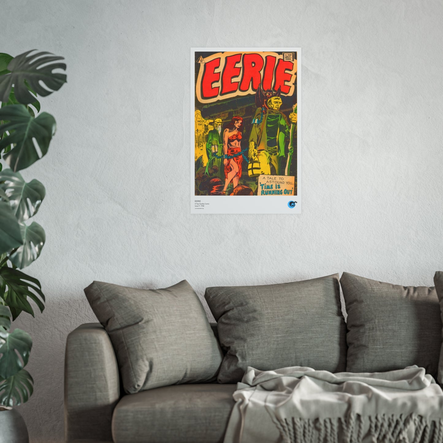 Eerie 9 Cover Golden Age Poster