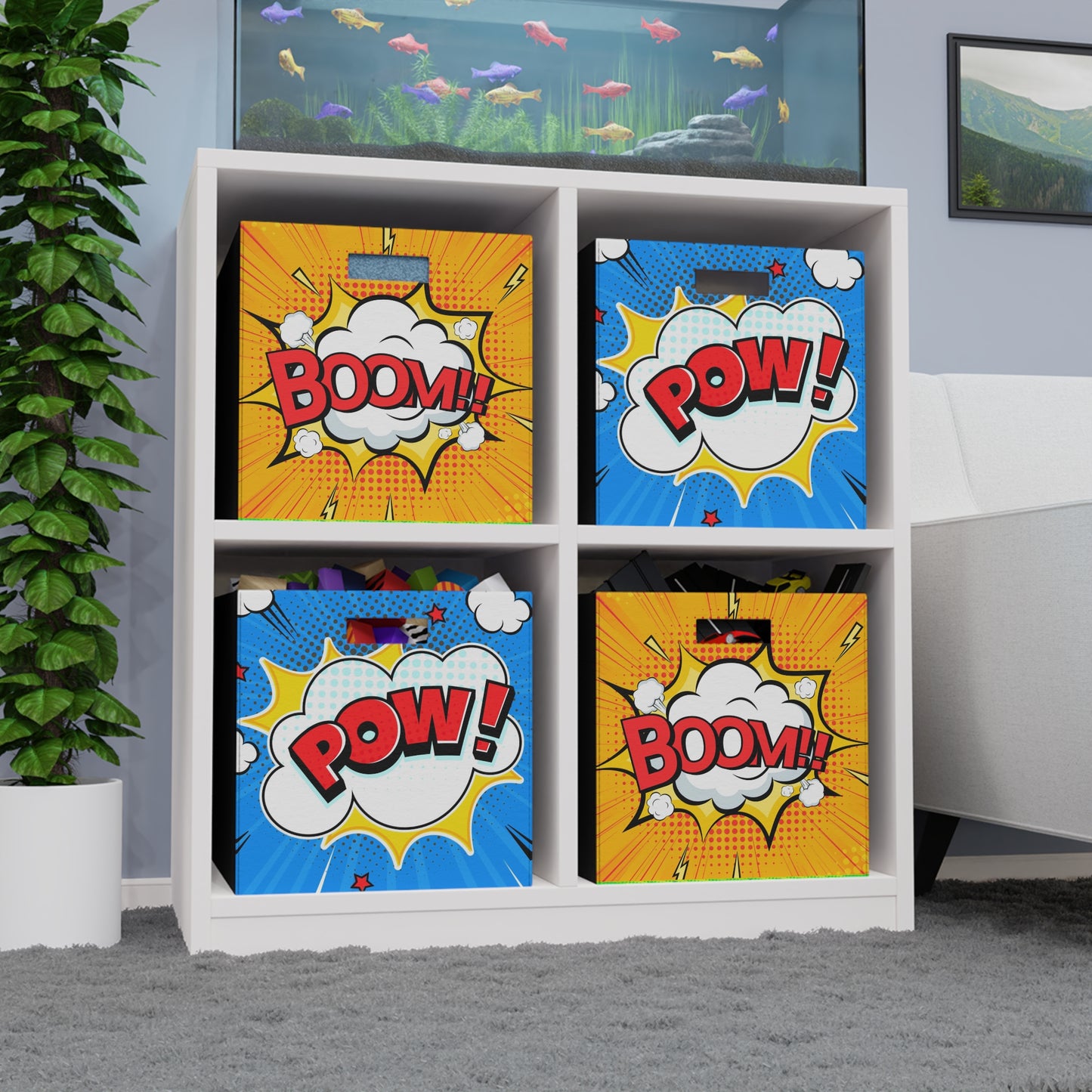 POW! BOOM! ComicBooked! Felt Storage Box