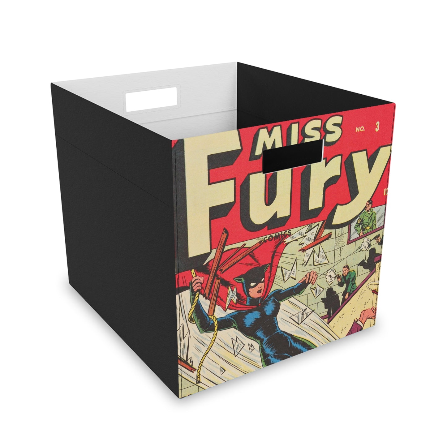 Miss Fury 3 Cover Golden Age Felt Storage Box