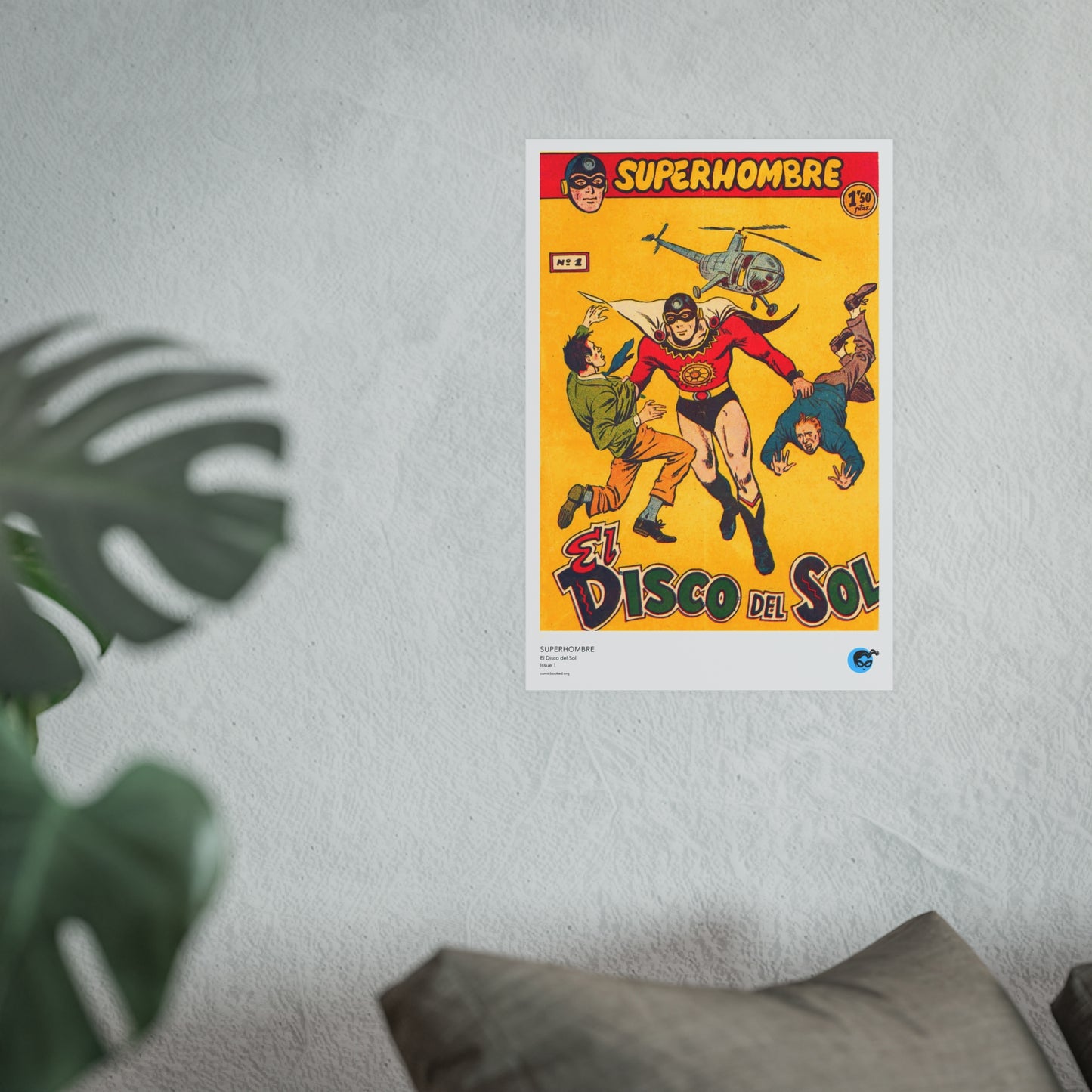 Superhombre 1 Cover Golden Age Poster