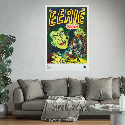 Eerie 8 Cover Golden Age Poster