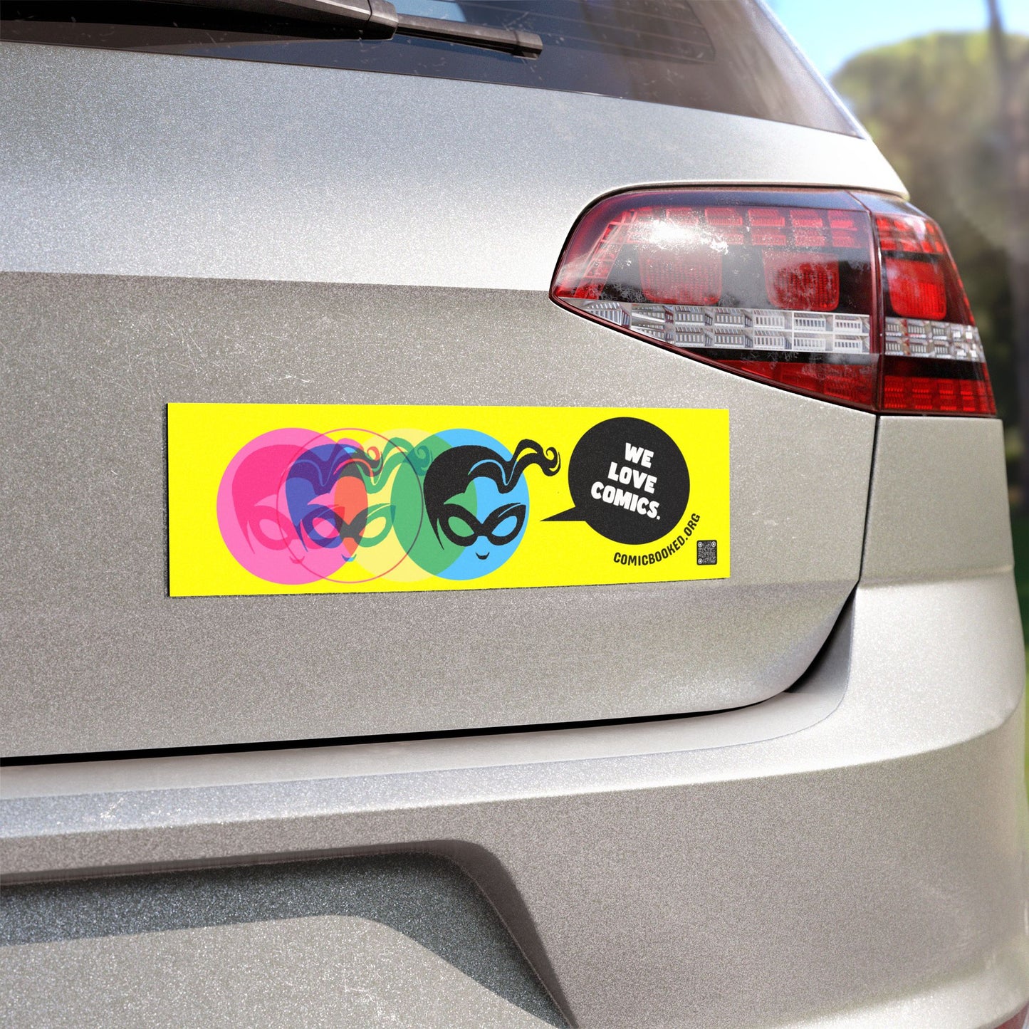 Masked Vigilante We Love Comics ComicBooked! Rectangle Car Magnet