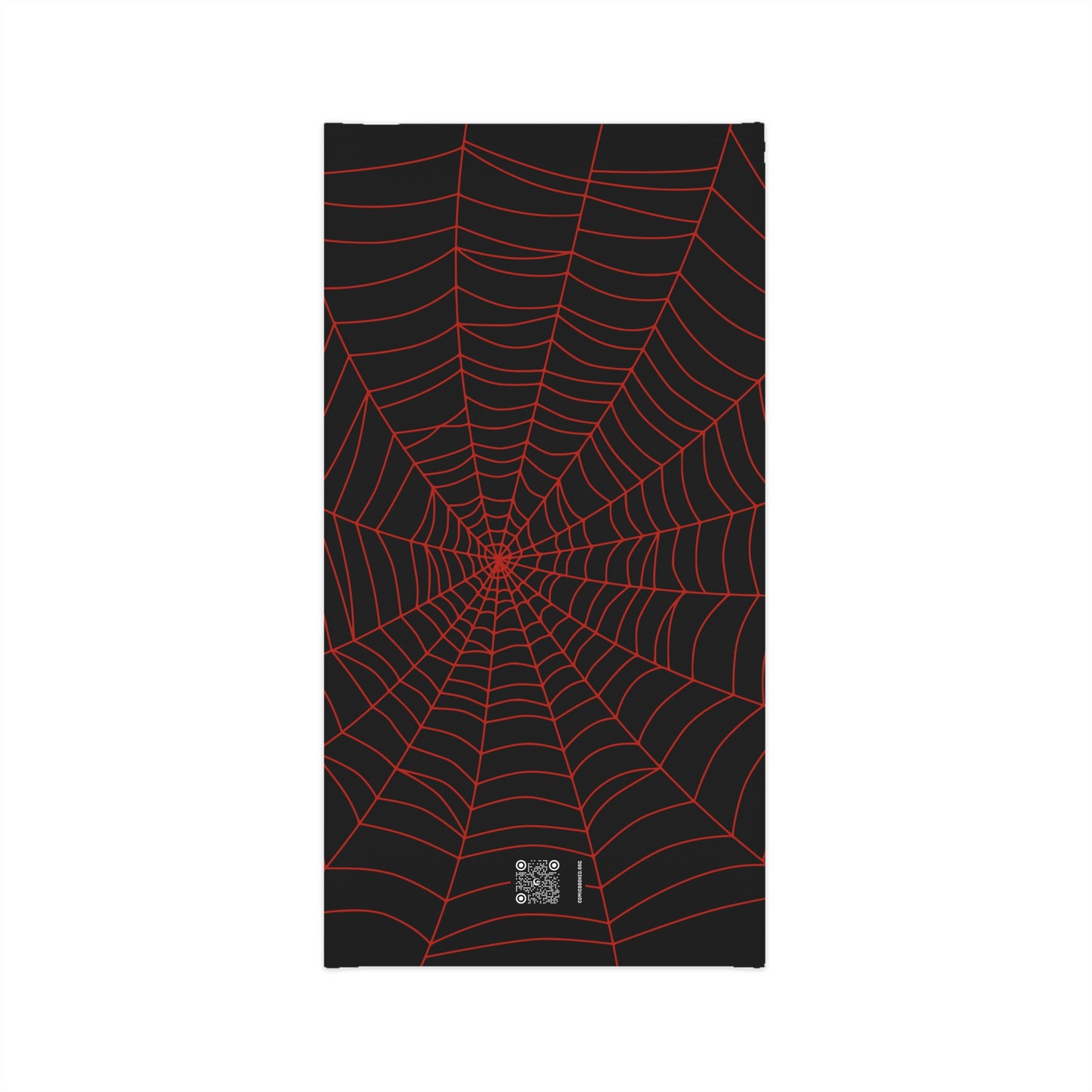 Secret ID Spider Web Red Black Multifunctional Neck Gaiter