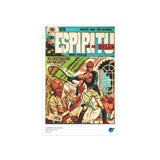El Espiritu 2 Cover Golden Age Mini Print