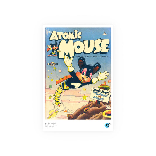 Atomic Mouse 1 Cover Golden Age Poster