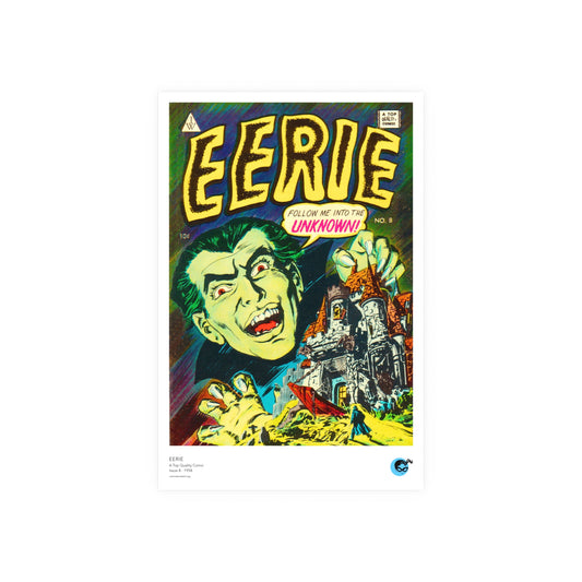 Eerie 8 Cover Golden Age Poster