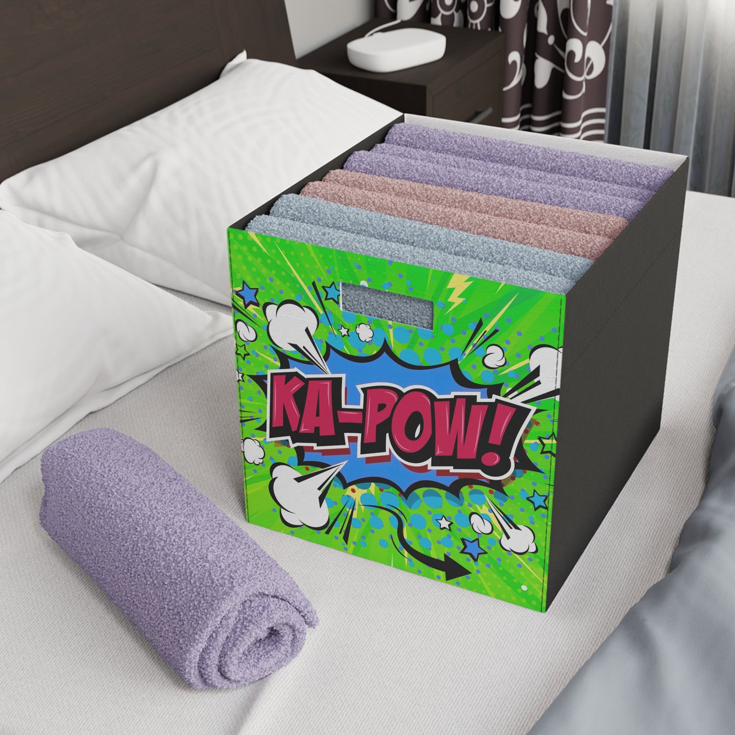 KA-POW! ZAP! ComicBooked! Felt Storage Box