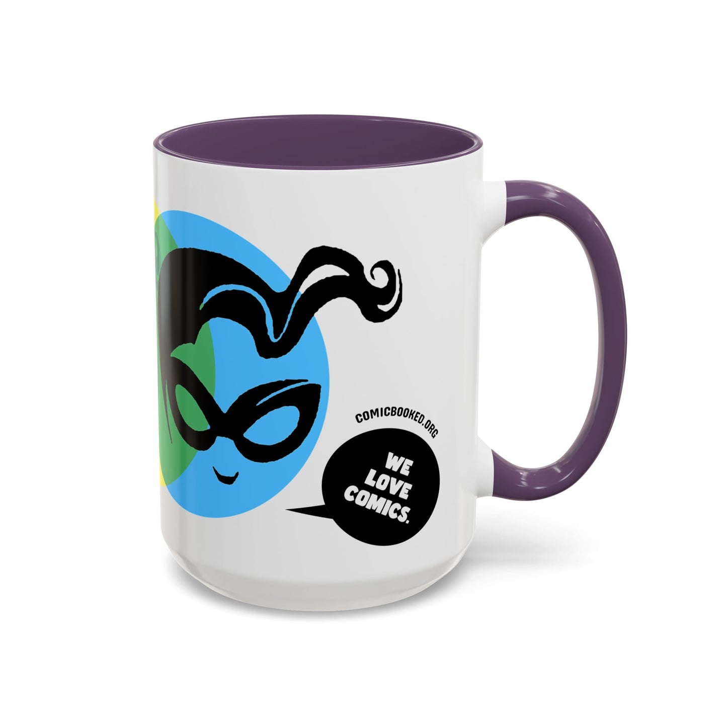 Masked Vigilante We Love Comics ComicBooked! Mug - 8 Colorful Options