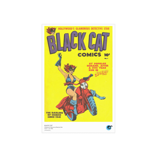 Black Cat 1 Cover Golden Age Mini Print