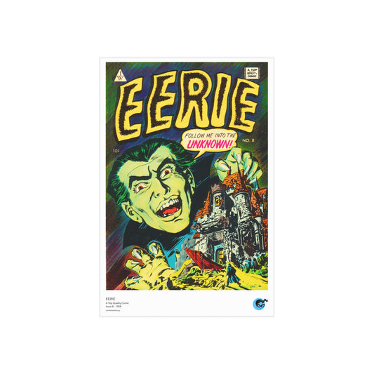 Eerie 8 Cover Golden Age Mini Print
