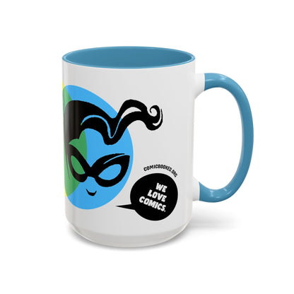 Masked Vigilante We Love Comics ComicBooked! Mug - 8 Colorful Options