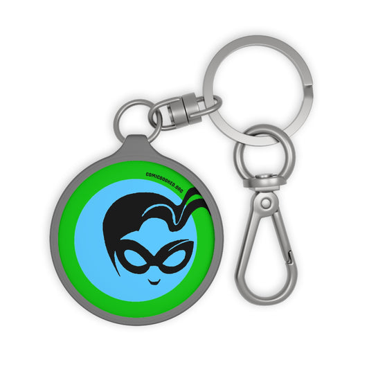 Green Masked Vigilante ComicBooked! Key Ring Tag