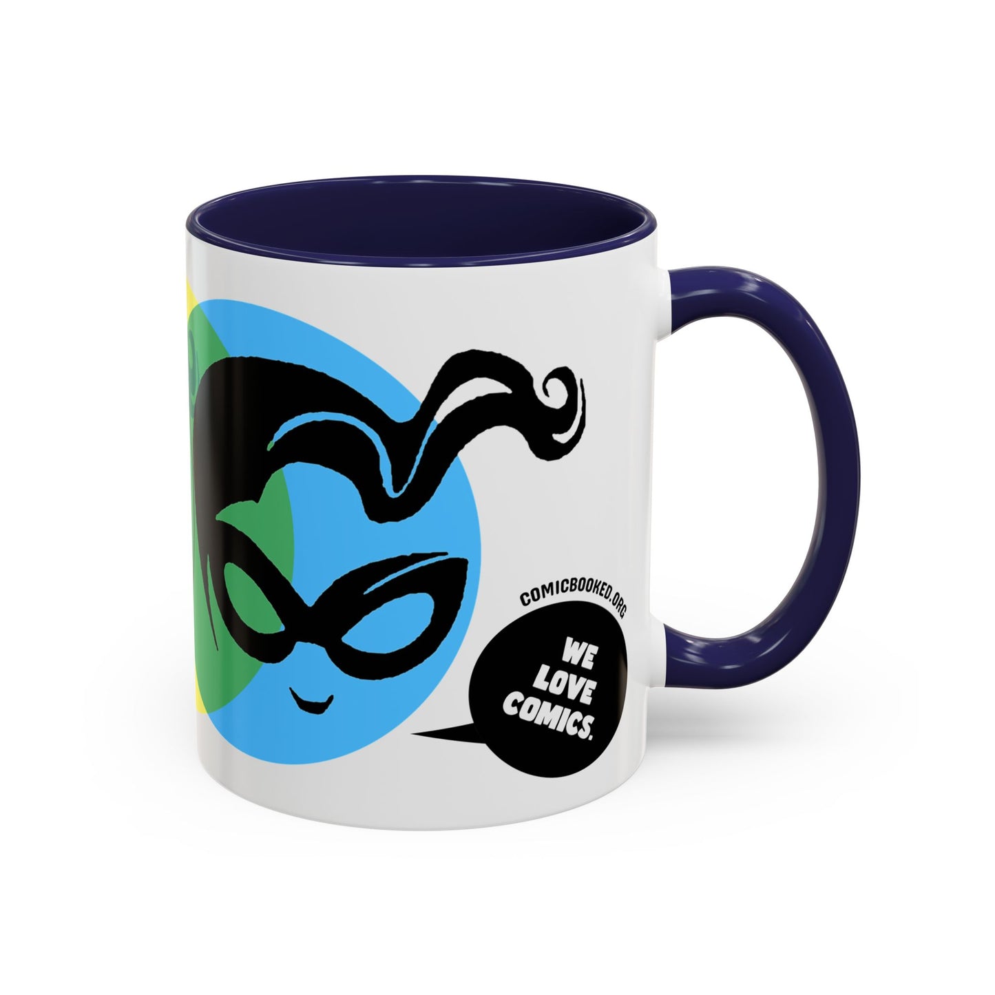 Masked Vigilante We Love Comics ComicBooked! Mug - 8 Colorful Options