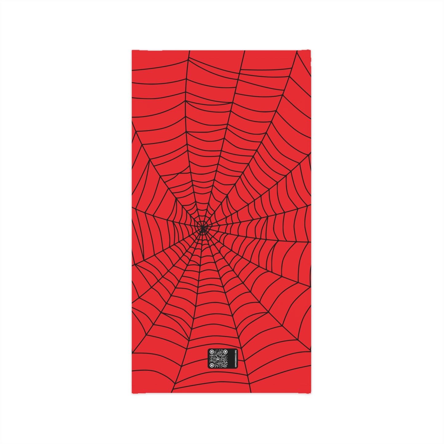 Secret ID Spider Web Black Red Multifunctional Neck Gaiter