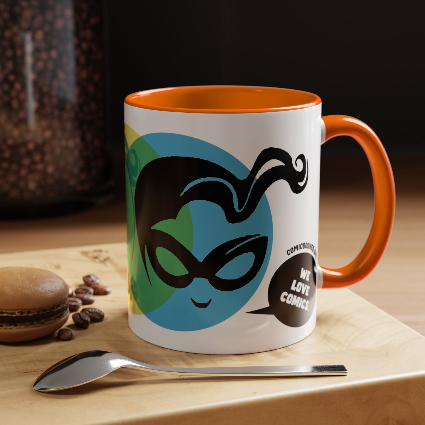 Masked Vigilante We Love Comics ComicBooked! Mug - 8 Colorful Options