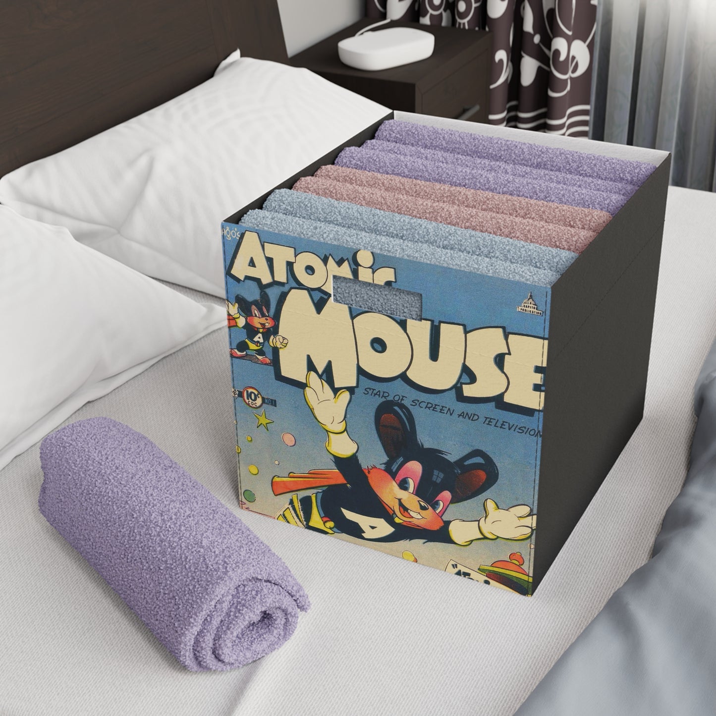 Atomic Mouse 1 Cover Golden Age Felt Storage Box