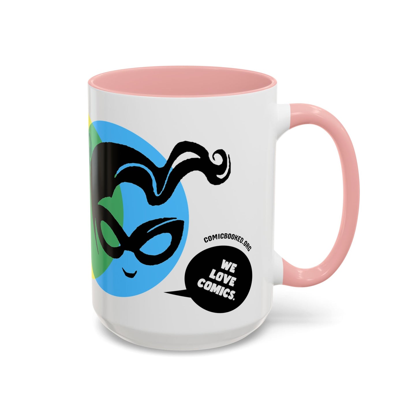 Masked Vigilante We Love Comics ComicBooked! Mug - 8 Colorful Options