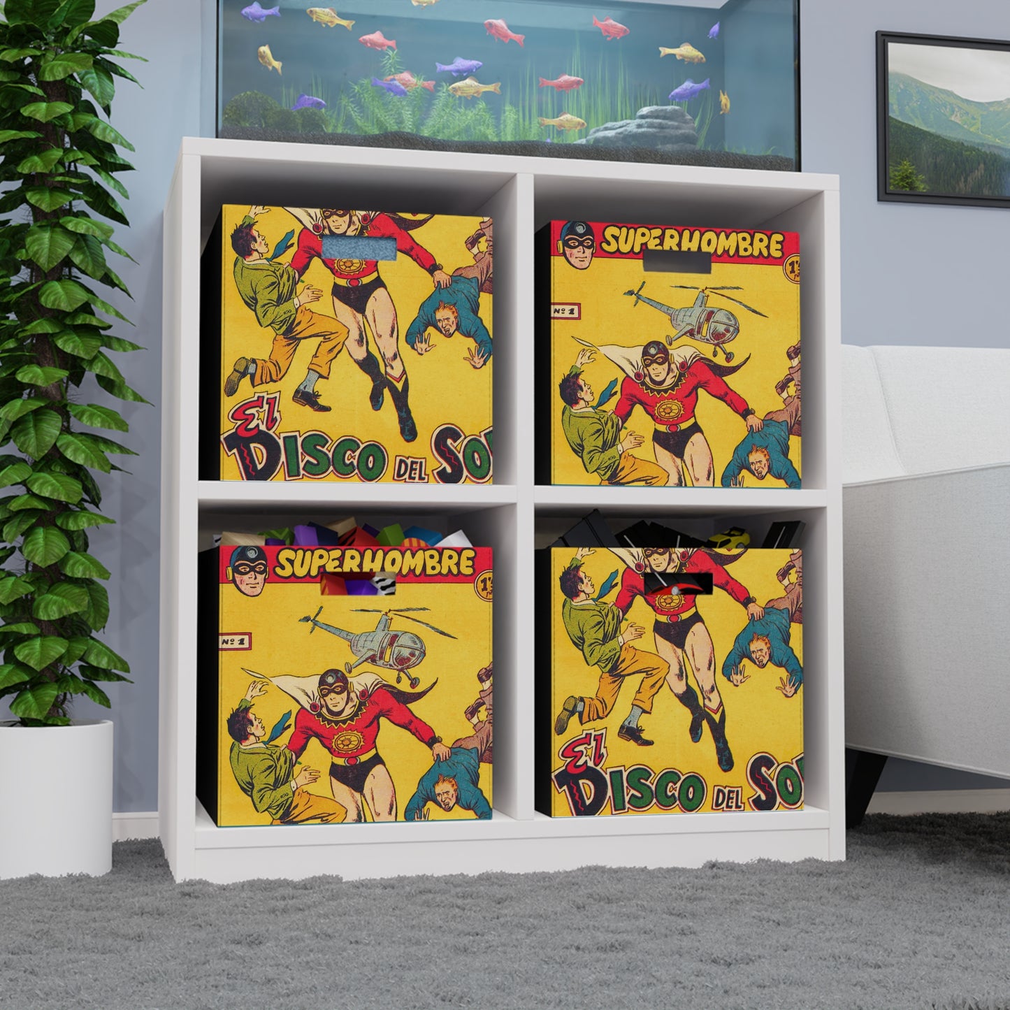 Superhombre 1 Cover Golden Age Felt Storage Box
