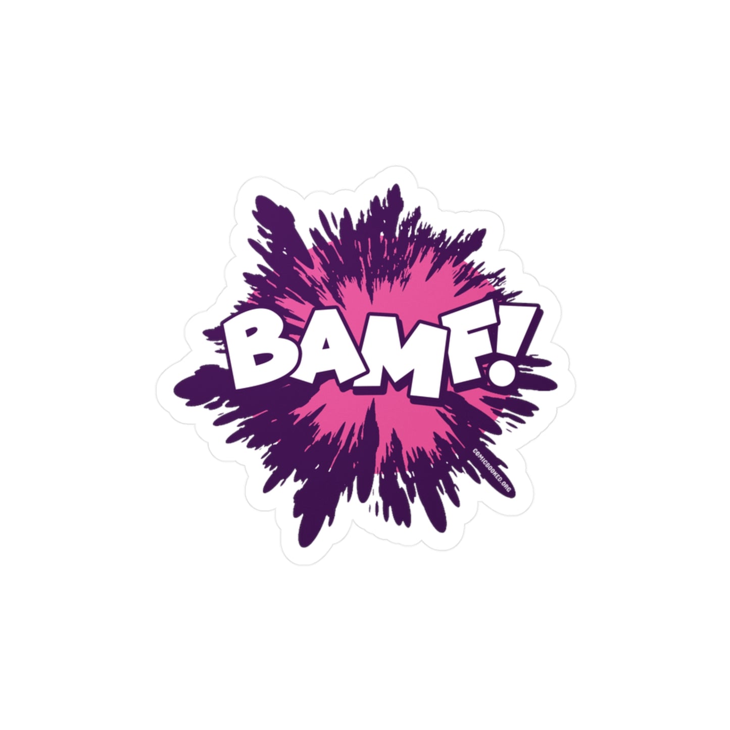 BAMF! Blerdy Bird Kiss-Cut Vinyl Decal