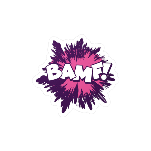 BAMF! Blerdy Bird Kiss-Cut Vinyl Decal