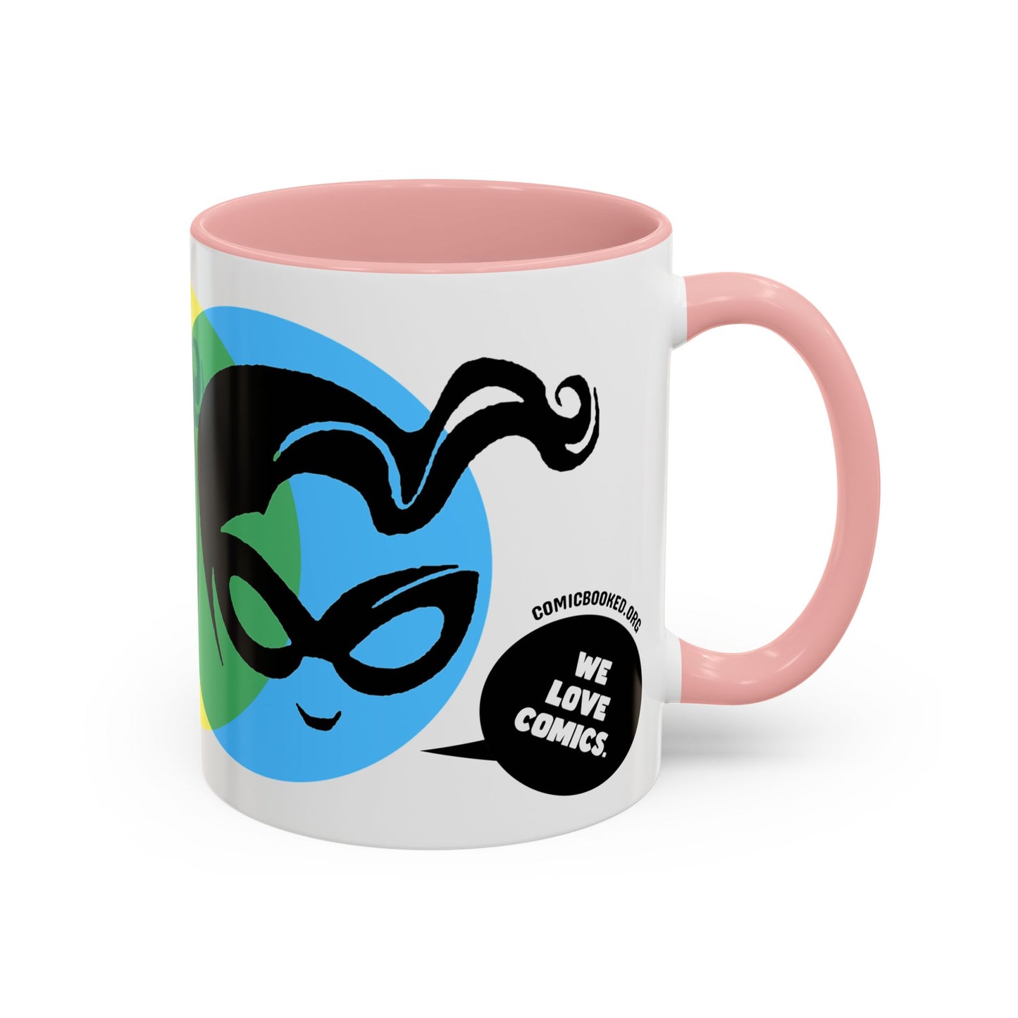 Masked Vigilante We Love Comics ComicBooked! Mug - 8 Colorful Options