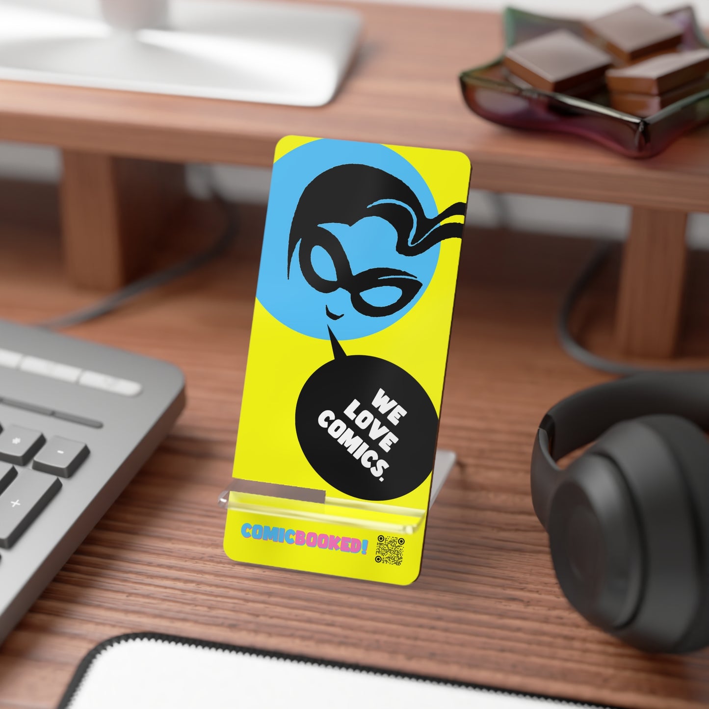 Masked Vigilante We Love Comics ComicBooked! Mobile Display Stand