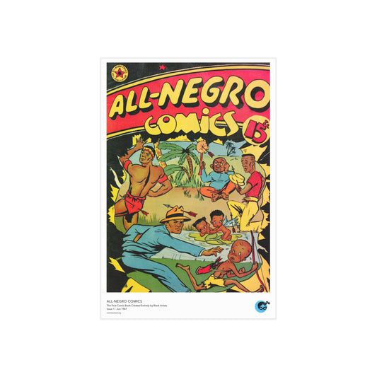 All-Negro Comics 1 Cover Golden Age Mini Print