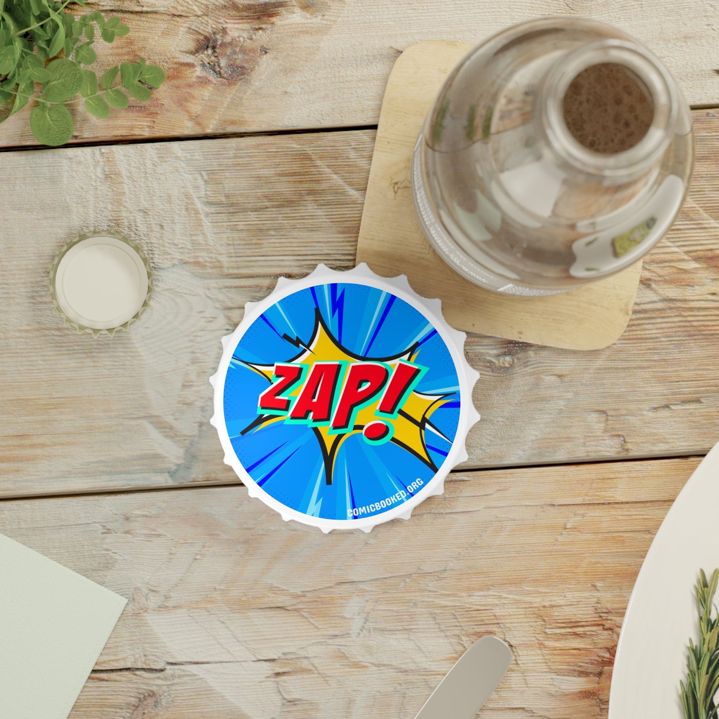 ZAP! ComicBooked! Bottle Opener