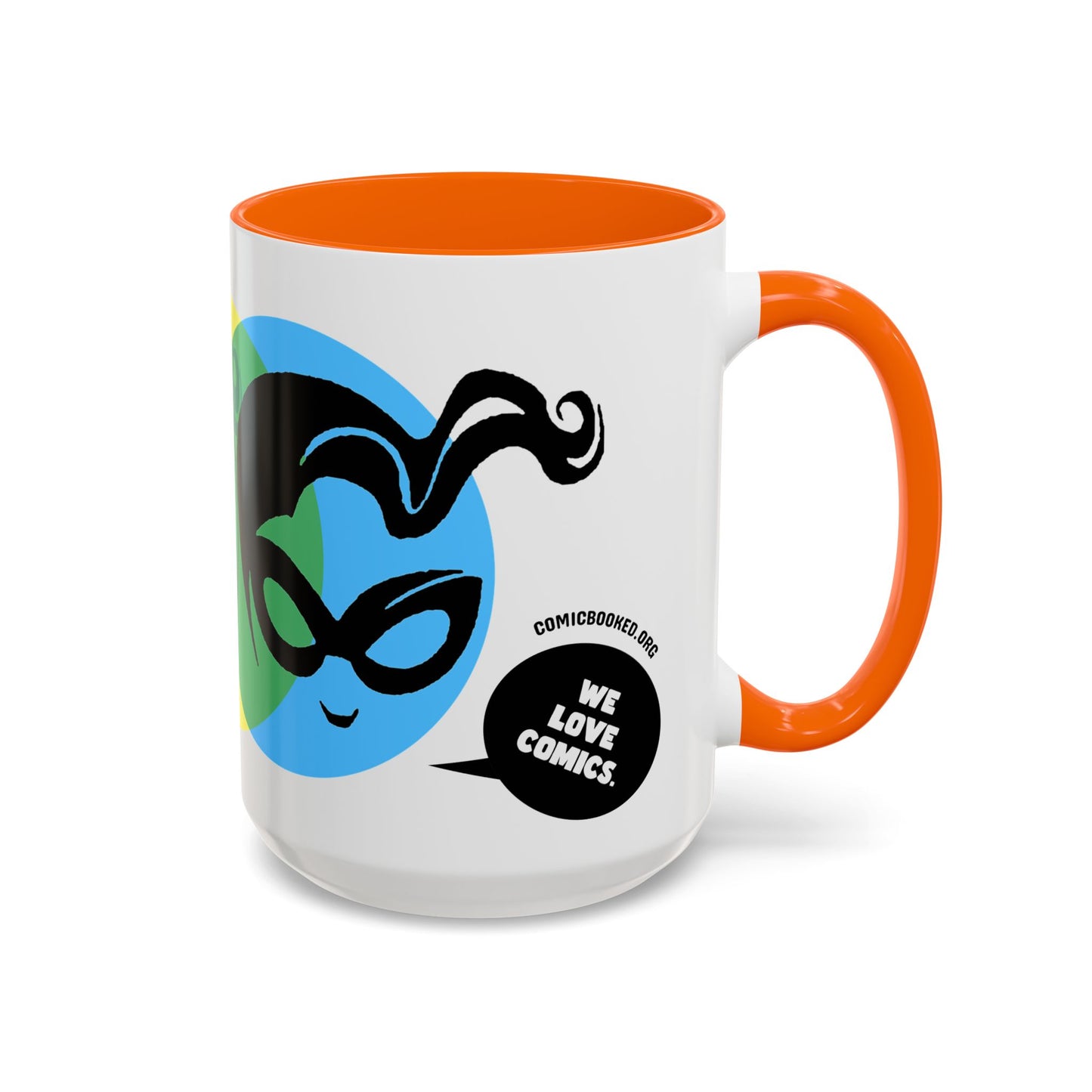 Masked Vigilante We Love Comics ComicBooked! Mug - 8 Colorful Options