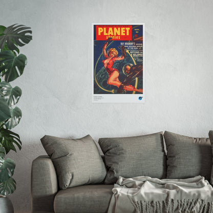 Planet Stories Vol 6 No 3 Cover Golden Age Poster