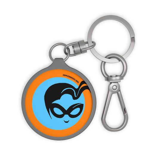 Orange Masked Vigilante ComicBooked! Key Ring Tag