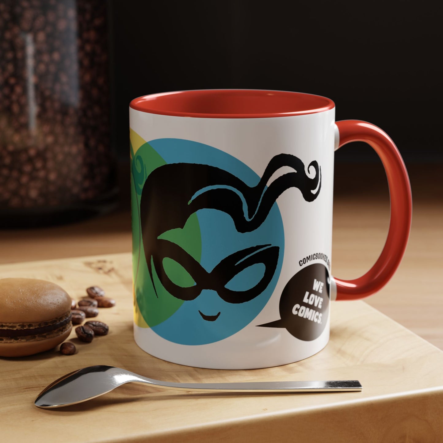 Masked Vigilante We Love Comics ComicBooked! Mug - 8 Colorful Options