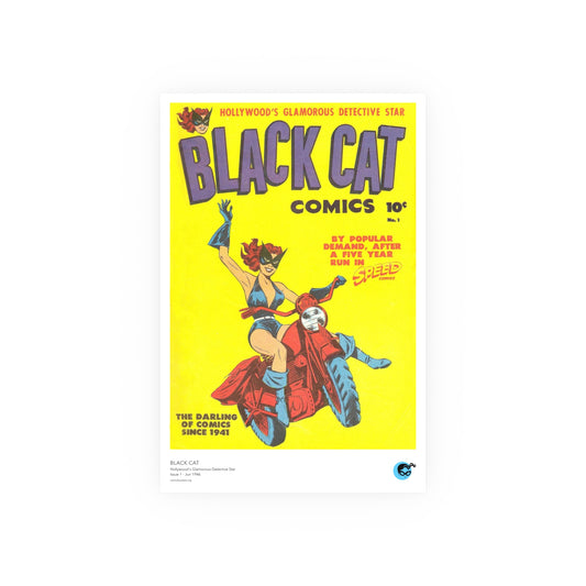 Black Cat 1 Cover Golden Age Poster