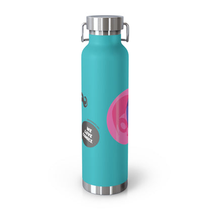 Masked Vigilante We Love Comics ComicBooked! Copper Vacuum Insulated Bottle With Handle