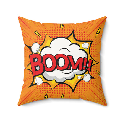 BOOM! Masked Vigilante We Love Comics ComicBooked! Faux Suede Square Pillow