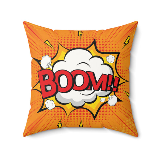 BOOM! Masked Vigilante We Love Comics ComicBooked! Faux Suede Square Pillow