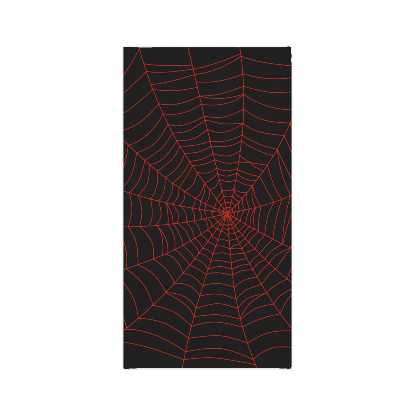 Secret ID Spider Web Red Black Multifunctional Neck Gaiter
