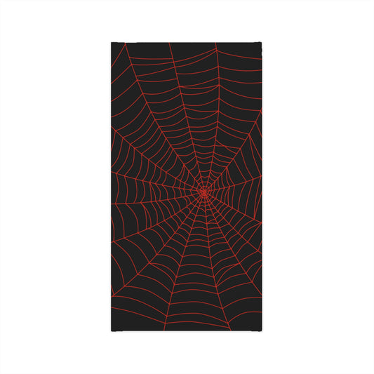 Secret ID Spider Web Red Black Multifunctional Neck Gaiter