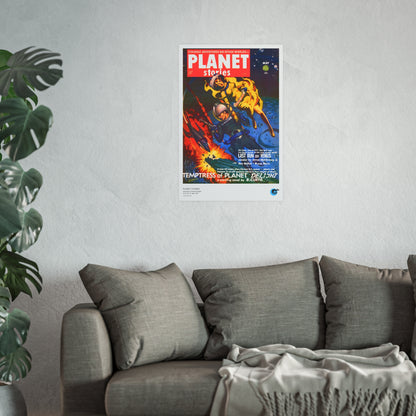 Planet Stories Vol 5 No 12 Cover Golden Age Poster