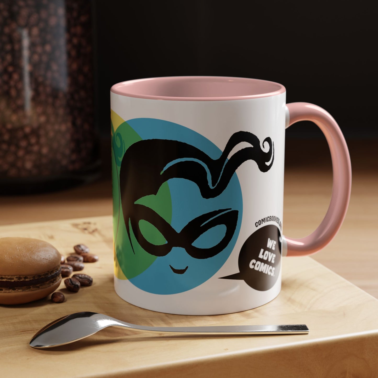 Masked Vigilante We Love Comics ComicBooked! Mug - 8 Colorful Options