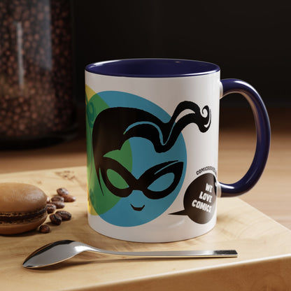 Masked Vigilante We Love Comics ComicBooked! Mug - 8 Colorful Options
