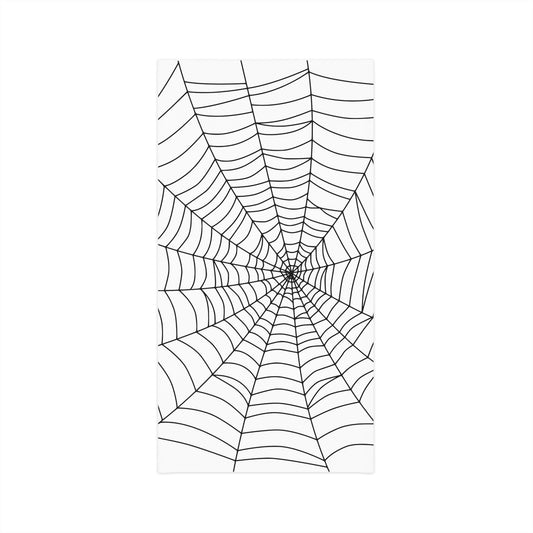 Secret ID Spider Web Black White Multifunctional Neck Gaiter