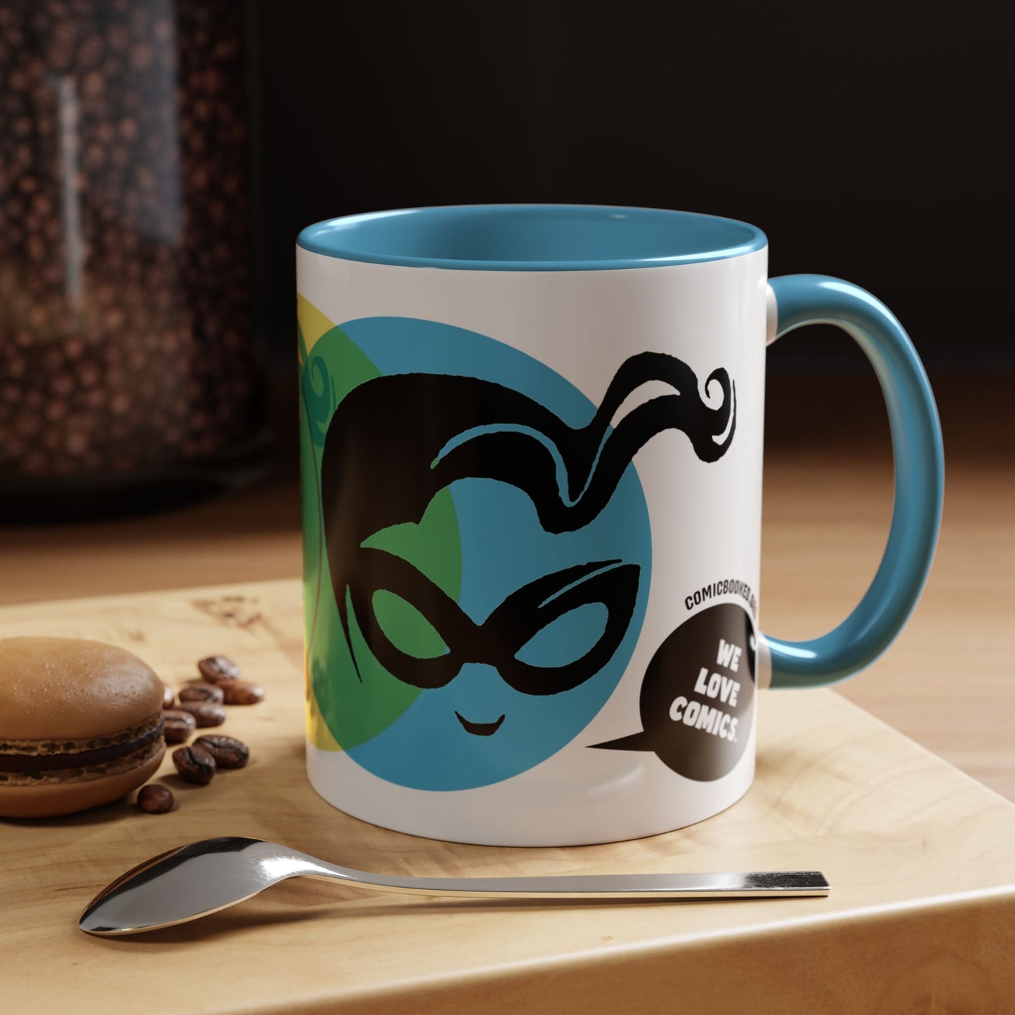 Masked Vigilante We Love Comics ComicBooked! Mug - 8 Colorful Options