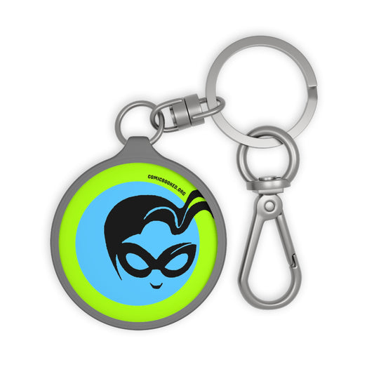 Lime Masked Vigilante ComicBooked! Key Ring Tag